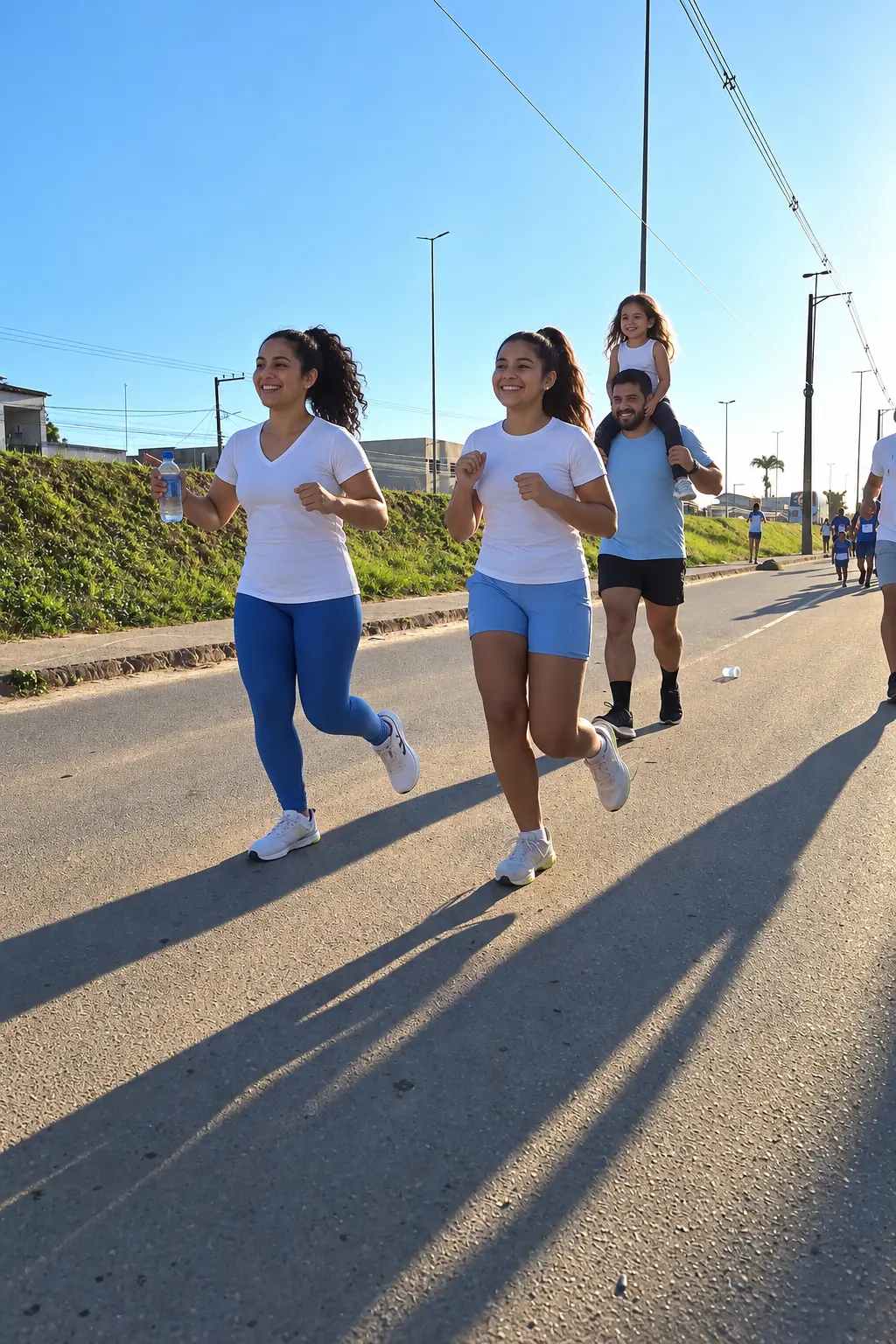 Alunas e famílias no Treino em Família